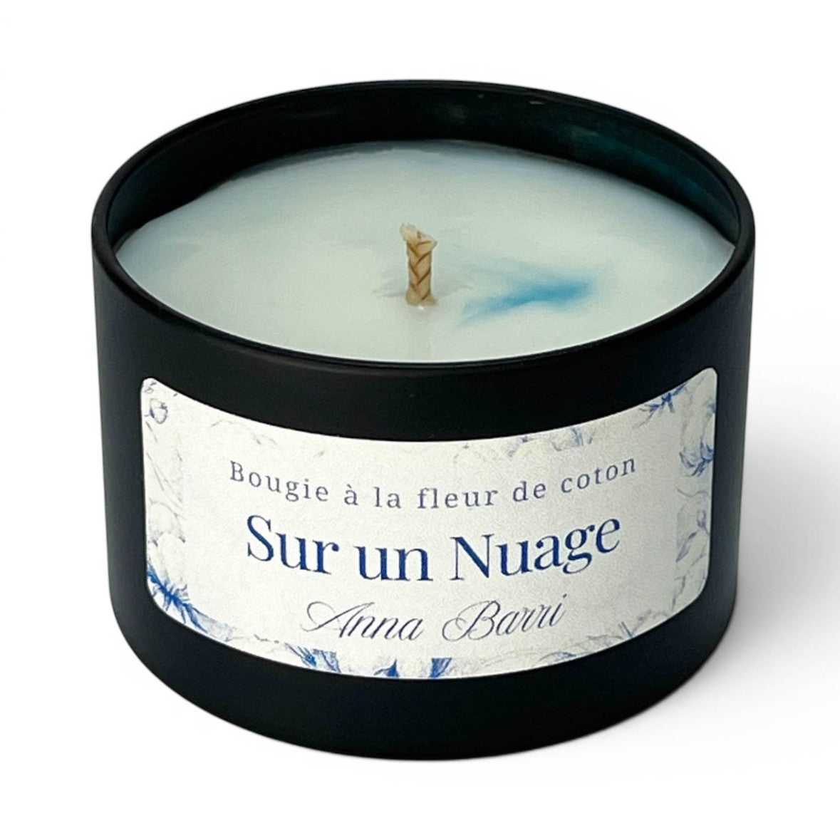 Sur un Nuage| Bougie Parfumée à la fleur de coton | 22h de diffusion