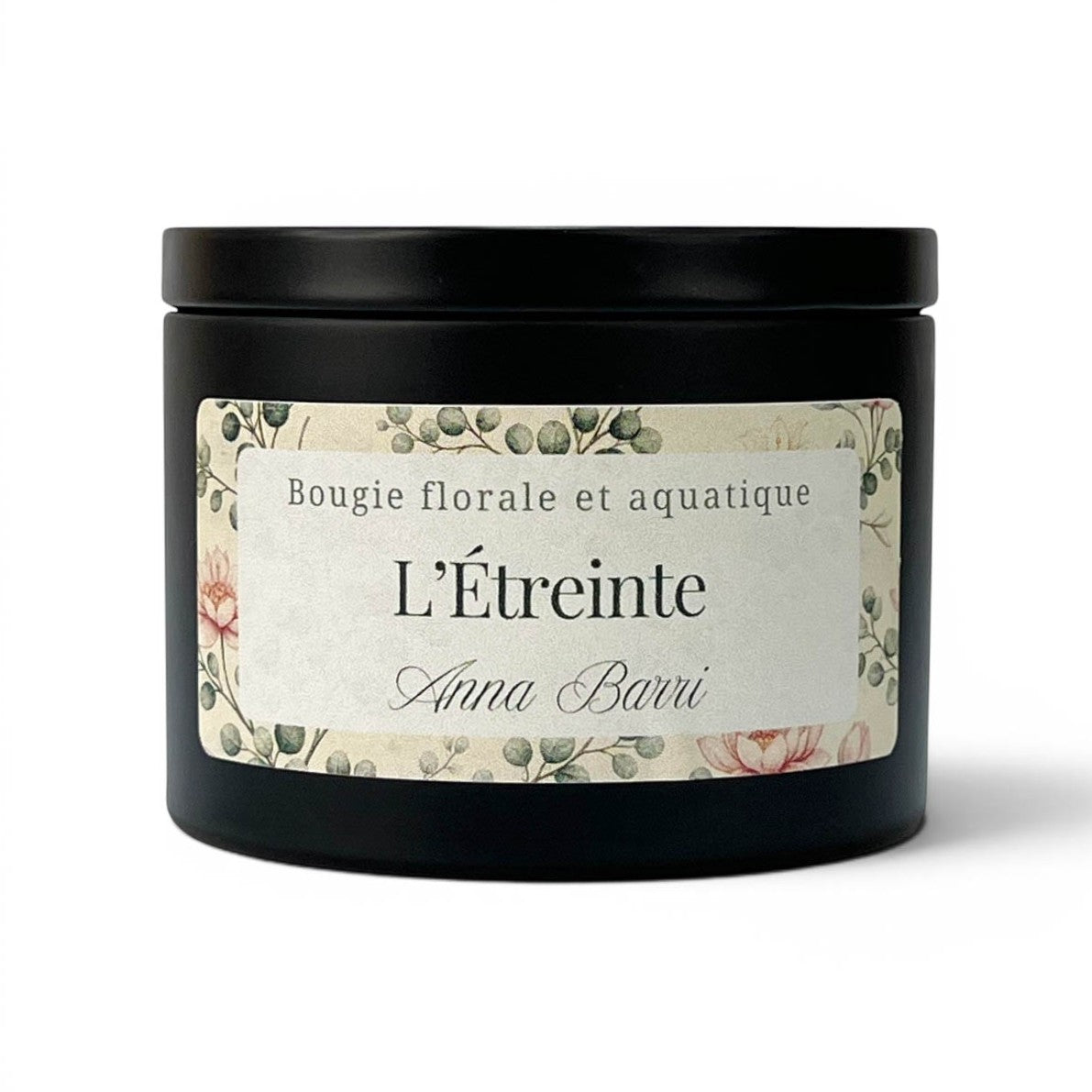 L’Étreinte | Bougie florale et aquatique | 40h de diffusion