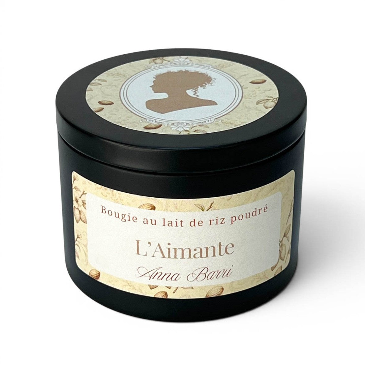 L'Aimante | Bougie Parfumée au lait de riz poudré | 40h de diffusion