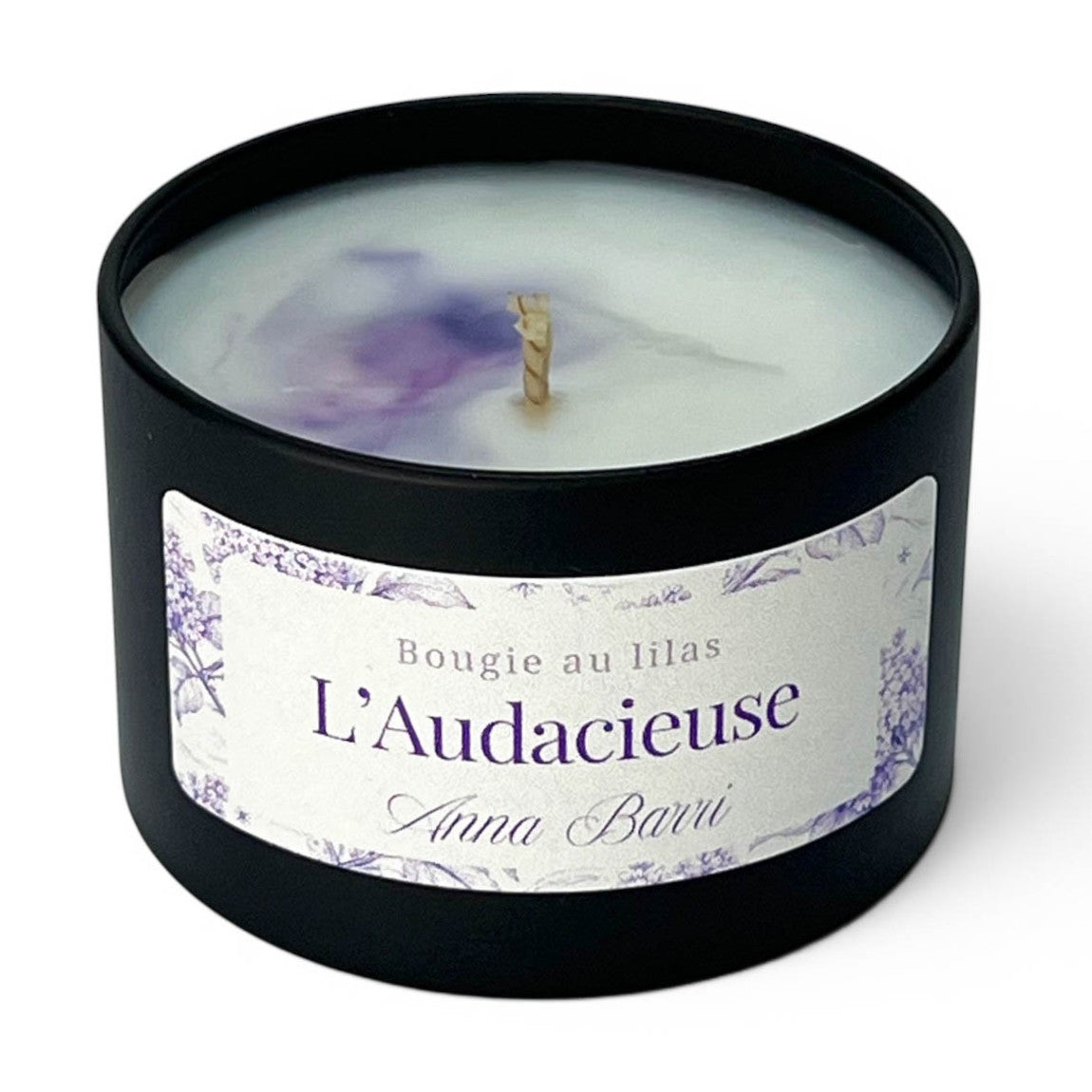 L'Audacieuse | Bougie Parfumée au Lilas | 22h de diffusion