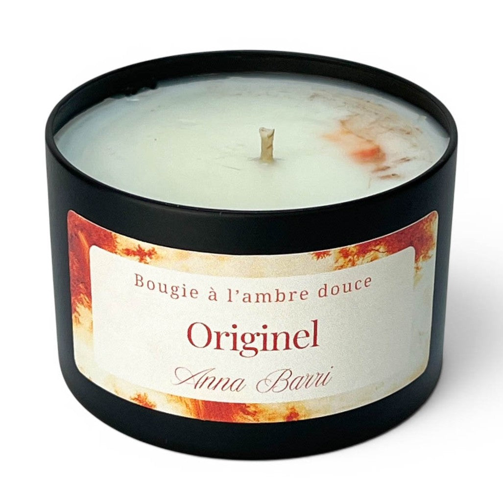 Originel | Bougie Parfumée à l'ambre douce | 40h de diffusion