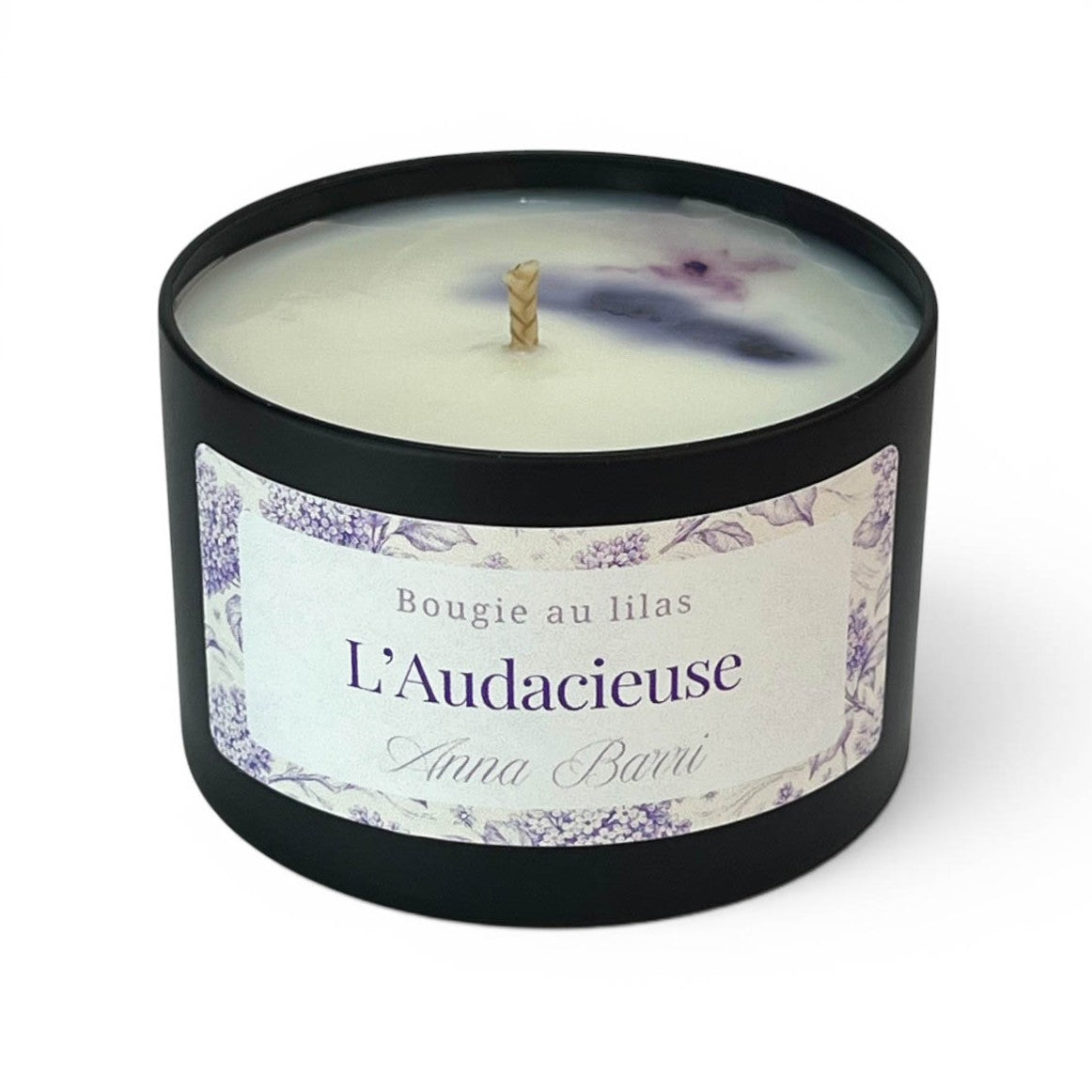 L'Audacieuse | Bougie Parfumée au Lilas | 40h de diffusion